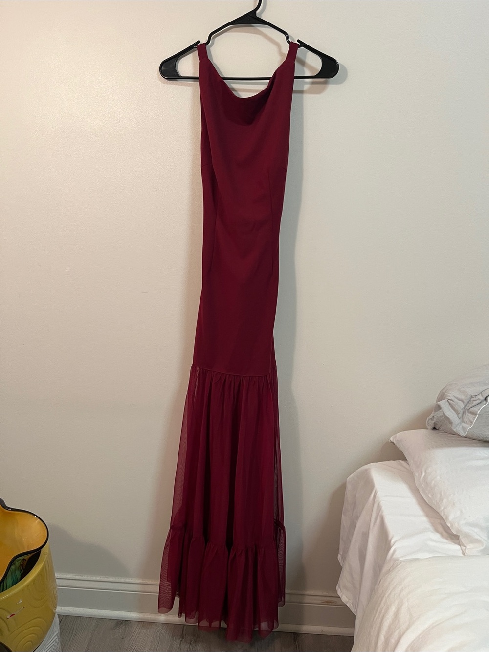 Hello Molly Wine Red Maxi Dress - Picture 4 of 5